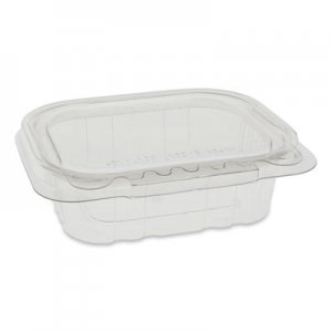 Pactiv EarthChoice Tamper Evident Deli Container, 8 oz, 5.38 x 4.5 x 1.5, Clear, 320/Carton PCTTEHL5X408