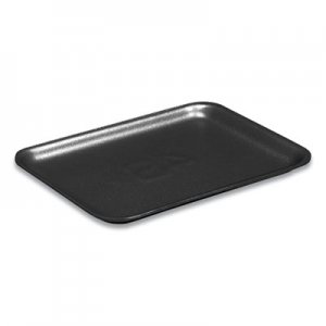 Pactiv Supermarket Trays, #4PZ, 9.25 x 7.25 x 1.38, Black, 400/Carton PCT51P904PZ 51P904PZ