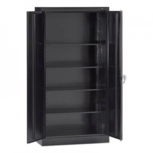 Tennsco 72" High Standard Cabinet (Assembled), 30 x 15 x 72, Black TNN7215BLK 7215-BLK