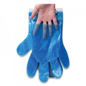 Inteplast Group Reddi-to-Go Poly Gloves on Wicket, One Size, Clear, 8,000/Carton IBSR2GOPE8K R2GO-PE-8K