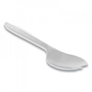 Pactiv Fieldware Polypropylene Cutlery, Spork, Mediumweight, White, 1,000/Carton PCTYFWQWCH YFWQWCH