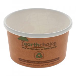 Pactiv EarthChoice PLA/Paper Soup Cup, 8 oz, 3 x 3 x 3, Brown, 500/Carton PCTPHSC8ECDI PHSC8ECDI