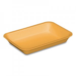 Pactiv Supermarket Trays, #4D, 8.63 x 6.56 x 1.27, Yellow, 400/Carton PCT51P304D 51P304D