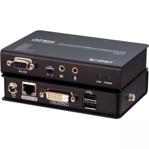 Aten Mini USB DVI HDBaseT KVM Extender (1920 x 1200@100m) CE611