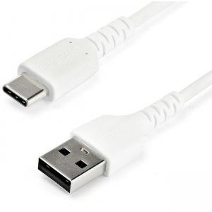 StarTech.com 2 m (6.6 ft.) USB 2.0 to USB C Cable - White RUSB2AC2MW