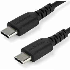 StarTech.com 1 m (3.3 ft) USB C Cable - Black RUSB2CC1MB