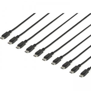 StarTech.com 15 ft. (4.6 m) DisplayPort Cable with Latches - 10- Pack DISPLPORT15L10PK