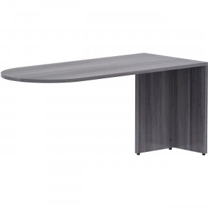 Lorell Weathered Charcoal Laminate Desking 69593 LLR69593