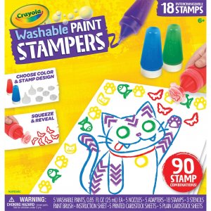 Crayola Washable Paint Stampers Set 541077 CYO541077