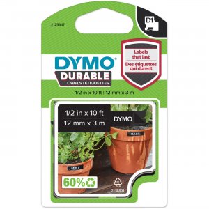 DYMO Durable D1 1/2" Labels 2125347 DYM2125347
