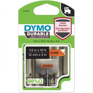 DYMO Durable D1 1/2" Labels 2125348 DYM2125348