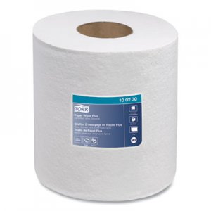 Tork Centerfeed Paper Wiper, 1-Ply, 7.7 x 11.8, White, 305/Roll, 6/Carton TRK100230 100230