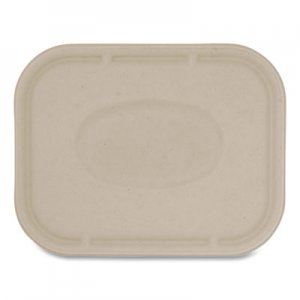 World Centric Fiber Lids for Fiber Containers, 7.8 x 10.1 x 0.5, Natural, 400/Carton WORTRLSC10LF TRLSC10LF