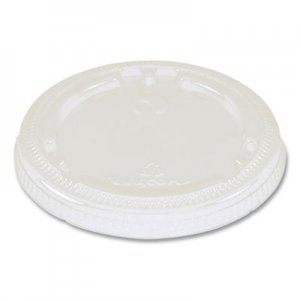 World Centric Fiber Cup Lids, 3.1" Diameter x 0.4"h, Clear, 1,000/Carton WORCPLCS9F CPLCS9F