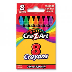 Cra-Z-Art Crayons, 8 Assorted Colors, 8/Pack CZA1021248 1021248