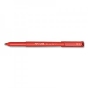 Paper Mate Write Bros. Ballpoint Pen, Bold 1.2 mm, Red Ink/Barrel, Dozen PAP2124521 2124521