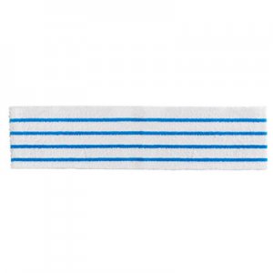 Rubbermaid Commercial HYGENE Disposable Microfiber Pad, White/Blue Stripes, 4.75 x 19, 50/Pack, 3 Packs/Carton RCP2134282 2134282