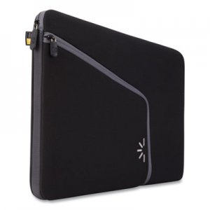 Case Logic Roo 13.3" Laptop Sleeve, 13.5 x 1.75 x 10.25, Neoprene, Black CLG3200729 3200729