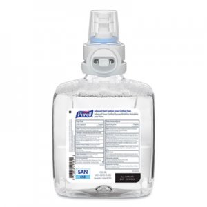 PURELL Green Certified Advanced Refreshing Foam Hand Sanitizer, For CS8, 1,200 mL, Fragrance-Free, 2/Carton GOJ785102CT 7851-02