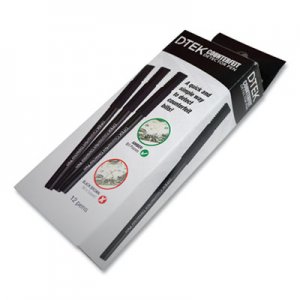 CONTROLTEK DTEK Counterfeit Detector Pens, Black, 12/Pack CNK560507 560507