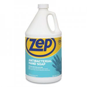Zep Antibacterial Hand Soap, Fragrance-Free, 1 gal Bottle, 4/Carton ZPPR46124 R46124