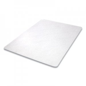 deflecto Antimicrobial Chair Mat, Medium Pile Carpet, 60 x 46, Rectangular, Clear DEFCM14442FAM CM14442FAM