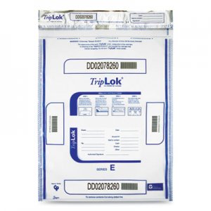 TripLOK Deposit Bag, 15 x 20, 2.5 mil Thick, Plastic, Clear, 250/Carton CNK585048 585048