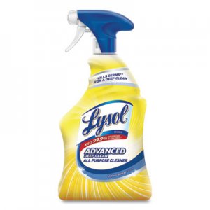 Professional LYSOL Brand Advanced Deep Clean All Purpose Cleaner, Lemon Breeze, 32 oz Trigger Spray Bottle, 12/Carton RAC00351 19200