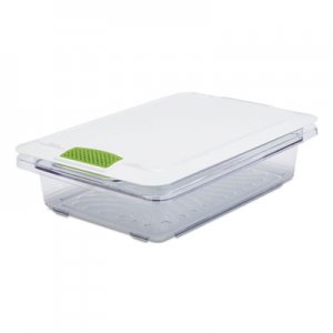 Rubbermaid Commercial FreshWorks Produce Saver, 8 gal, 18 x 6.3 x 6.79, Clear/Green RCP2052931 2052931