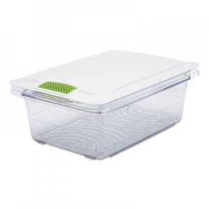 Rubbermaid Commercial FreshWorks Produce Saver, 12 gal, 18 x 9.3 x 9.8, Clear/Green RCP2052878 2052878