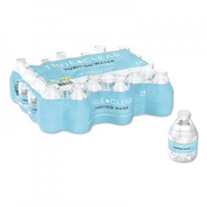 True Clear Purified Bottled Water, 8 oz Bottle, 24 Bottles/Carton TCL8OZ24CT 8OZ24CT