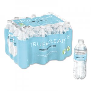 True Clear Purified Bottled Water, 16.9 oz Bottle, 24 Bottles/Carton TCLTRC05L24CT TRC05L24CT