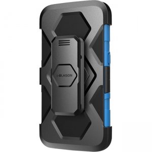 i-Blason HTC One M9 Prime Dual Layer Holster Case with Kickstand and Belt Clip M9-PRIME-BLUE