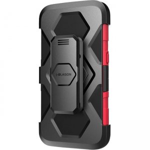 i-Blason HTC One M9 Prime Dual Layer Holster Case with Kickstand and Belt Clip M9-PRIME-RED
