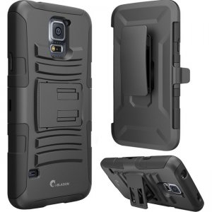 i-Blason Prime Dual Layer Holster Case with Kick Stand for Samsung Galaxy S5 S5-PRIME-BLACK