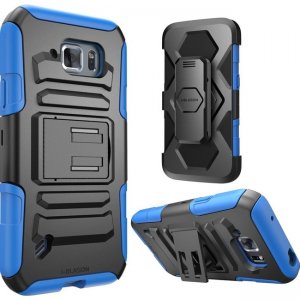 i-Blason Galaxy S6 Active Prime Dual Layer Holster Case with Kickstand and Belt Clip S6ACT-PRIME-BL