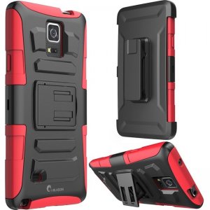 i-Blason Galaxy Note 5 Prime Dual Layer Holster Case with Kickstand and Belt Clip NOTE5-PRIME-RD