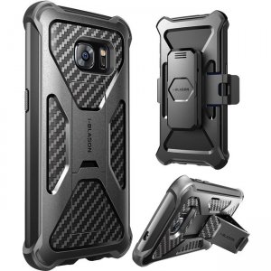 i-Blason Galaxy S7 Prime Dual Layer Holster Case with Kickstand and Belt Clip S7-PRIME-BLACK