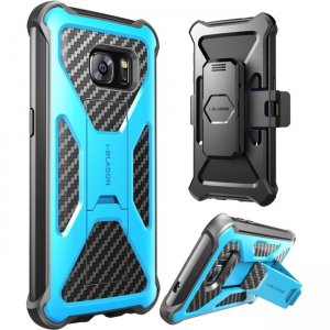 i-Blason Galaxy S7 Edge Prime Dual Layer Holster Case with Kickstand and Belt Clip S7E-PRIME-BLUE