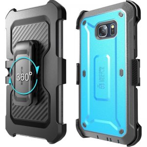 i-Blason Galaxy S7 Edge Unicorn Beetle Pro Full Body Rugged Holster Case S-S7E-UBP-BL