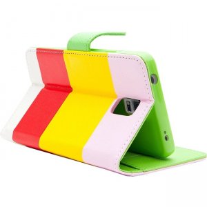 i-Blason Samsung Galaxy S5 Case - Slim Leather Wallet Book Cover - Colors S5-LTH-COLORS