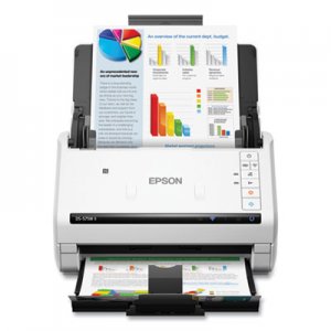 Epson DS-575W II Wireless Color Duplex Document Scanner, 600 dpi Optical Resolution, 50-Sheet Duplex Auto Document Feeder EPSB11B263202