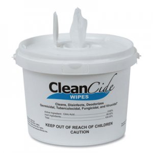 Wexford Labs CleanCide Disinfecting Wipes, Fresh Scent, 8 x 5.5, 400/Tub, 4 Tubs/Carton WXF3130B400DCT 3130B400DCT