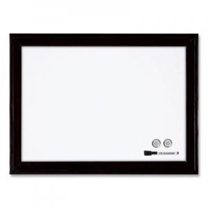Quartet Home Decor Magnetic Dry Erase Board, 23 x 17, Black Wood Frame QRT79282 79282