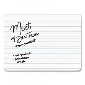 U Brands Double-Sided Dry Erase Lap Board, 12 x 9, White Surface, 10/Pack UBR483U0001 483U0001