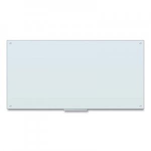 U Brands Glass Dry Erase Board, 72 x 36, White Surface UBR123U0001 123U0001