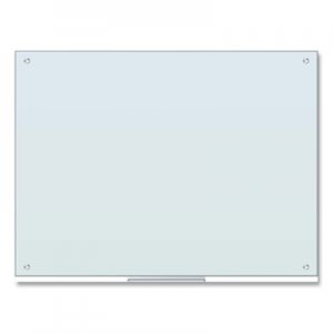 U Brands Glass Dry Erase Board, 48 x 36, White Surface UBR121U0001 121U0001