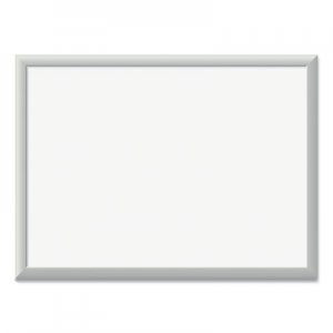 U Brands Magnetic Dry Erase Board with Aluminum Frame, 24 x 18, White Surface, Silver Frame UBR070U0001 070U0001