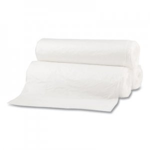 Boardwalk Repro Low-Density Can Liners, 30 gal, 0.62 mil, 30 x 36, White, 10 Bags/Roll, 20 Rolls