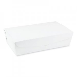 Pactiv EarthChoice OneBox Paper Box, 77 oz, 9 x 4.85 x 2.7, White, 162/Carton PCTNOB04SW NOB04SW
